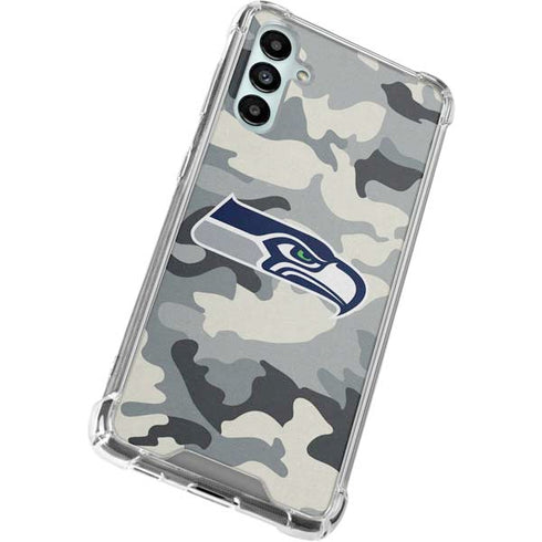 NFL Seattle Seahawks Camo Galaxy A14 5G Clear Case