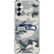 NFL Seattle Seahawks Camo Galaxy A15 5G Clear Case