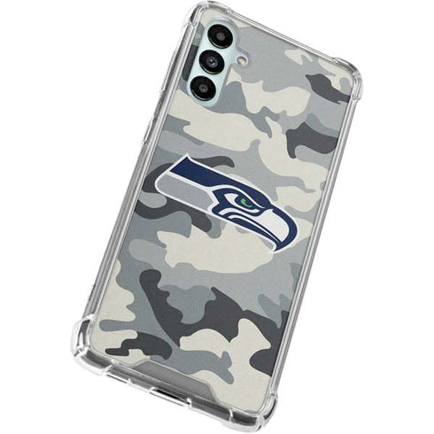 NFL Seattle Seahawks Camo Galaxy A15 5G Clear Case
