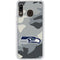 NFL Seattle Seahawks Camo Galaxy A20 Clear Case
