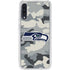 NFL Seattle Seahawks Camo Galaxy A50 Clear Case
