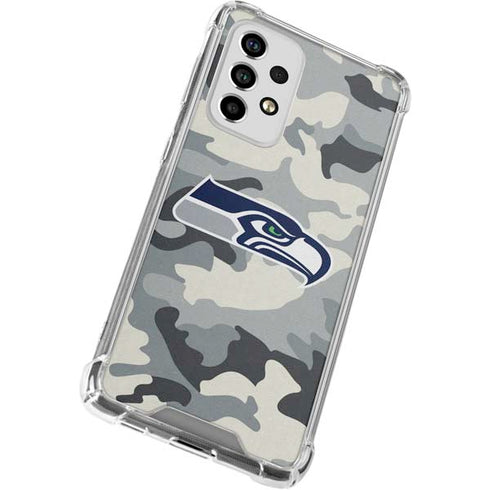 NFL Seattle Seahawks Camo Galaxy A53 5G Clear Case