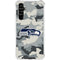 NFL Seattle Seahawks Camo Galaxy A54 5G Clear Case