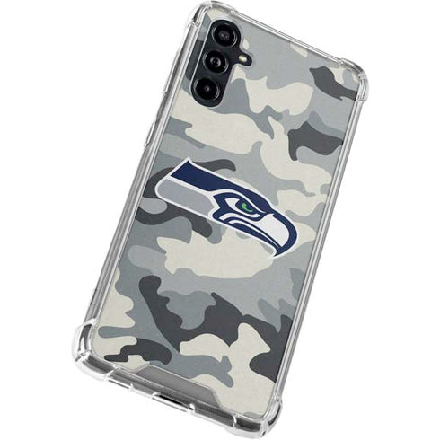 NFL Seattle Seahawks Camo Galaxy A54 5G Clear Case