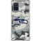 NFL Seattle Seahawks Camo Galaxy A71 5G Clear Case