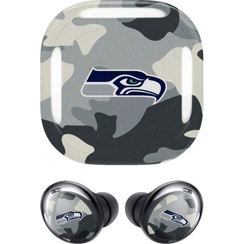 NFL Seattle Seahawks Camo Galaxy Buds Pro Skin