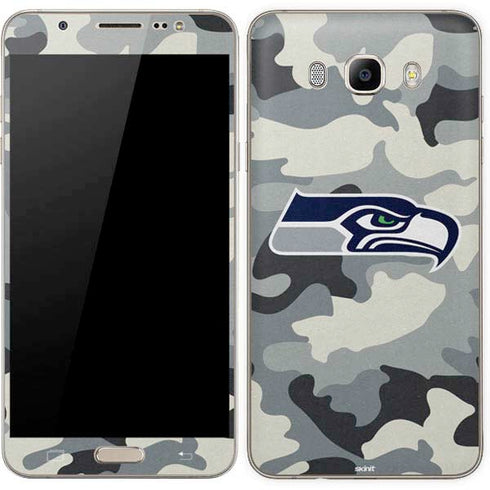 NFL Seattle Seahawks Camo Galaxy J7 Skin