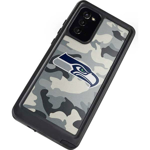 NFL Seattle Seahawks Camo Galaxy Note20 5G Waterproof Case