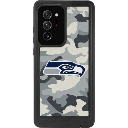 NFL Seattle Seahawks Camo Galaxy Note20 Ultra 5G Waterproof Case