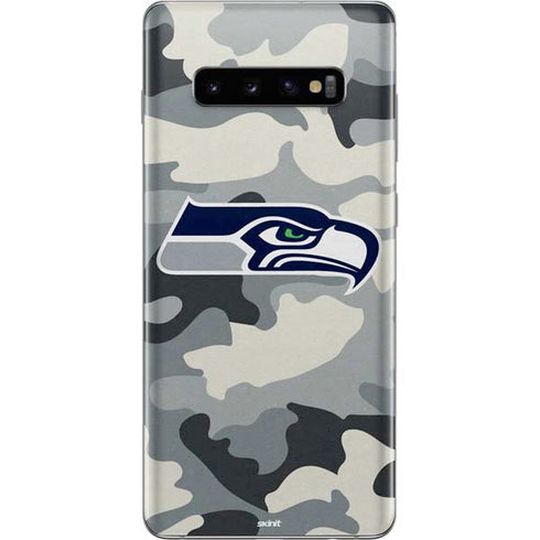 NFL Seattle Seahawks Camo Galaxy S10 Plus Skin
