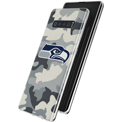 NFL Seattle Seahawks Camo Galaxy S10 Plus Skin