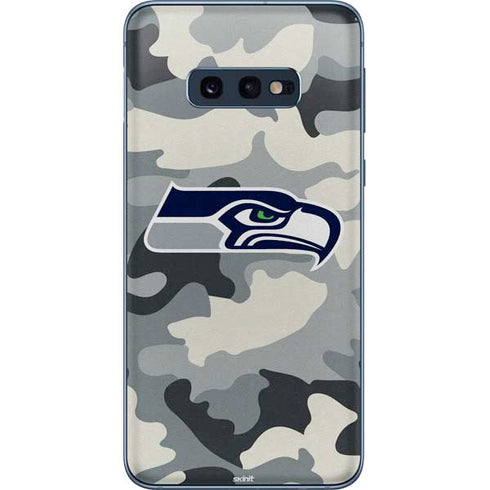 NFL Seattle Seahawks Camo Galaxy S10e Skin