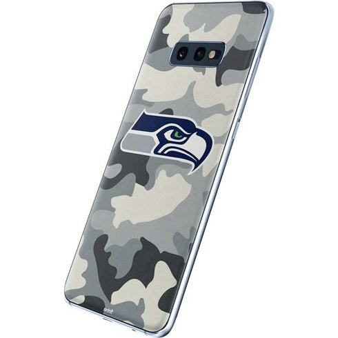 NFL Seattle Seahawks Camo Galaxy S10e Skin