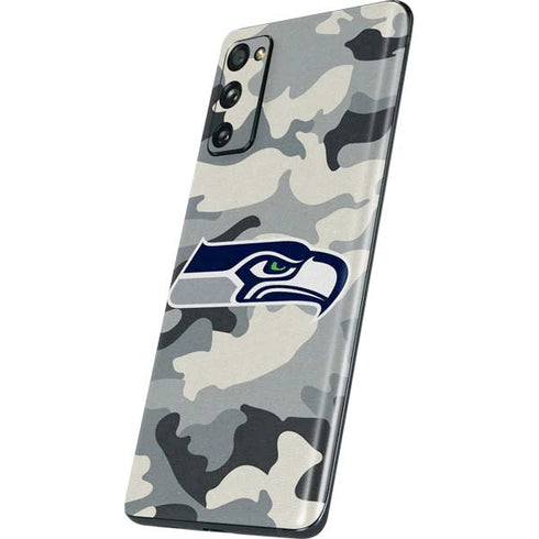 NFL Seattle Seahawks Camo Galaxy S20 Fan Edition Skin