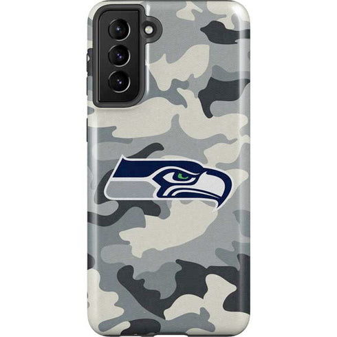 NFL Seattle Seahawks Camo Galaxy S21 Plus 5G Pro Case