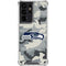 NFL Seattle Seahawks Camo Galaxy S21 Ultra 5G Clear Case