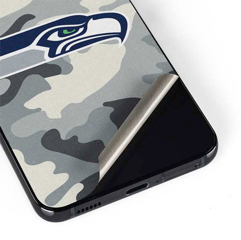 NFL Seattle Seahawks Camo Galaxy S22 Plus Skin