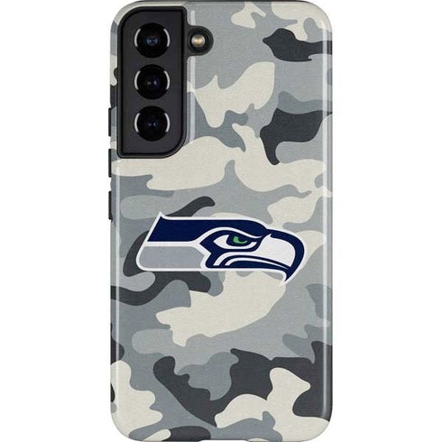 NFL Seattle Seahawks Camo Galaxy S22 Pro Case
