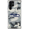 NFL Seattle Seahawks Camo Galaxy S22 Ultra Clear Case