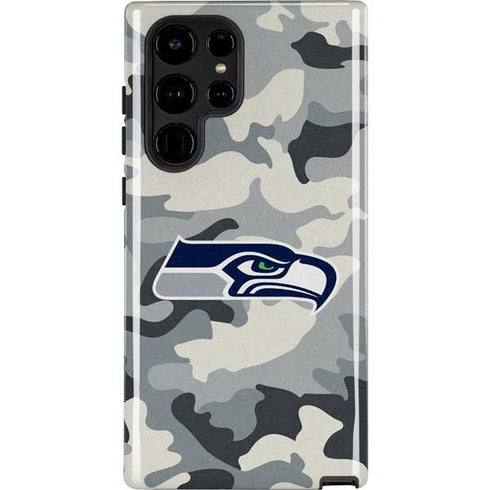 NFL Seattle Seahawks Camo Galaxy S22 Ultra Pro Case