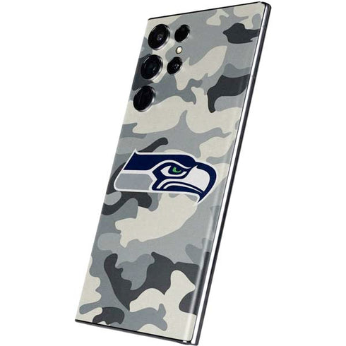 NFL Seattle Seahawks Camo Galaxy S22 Ultra Skin