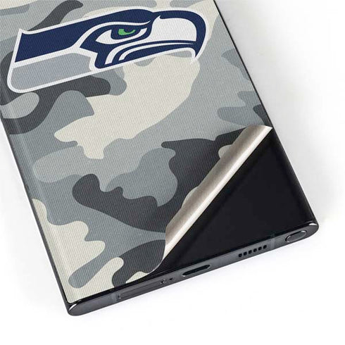 NFL Seattle Seahawks Camo Galaxy S22 Ultra Skin