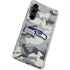 NFL Seattle Seahawks Camo Galaxy S23 FE Clear Case