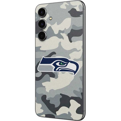 NFL Seattle Seahawks Camo Galaxy S23 FE Skin