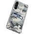 NFL Seattle Seahawks Camo Galaxy S23 Plus Clear Case