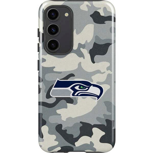 NFL Seattle Seahawks Camo Galaxy S23 Plus Pro Case