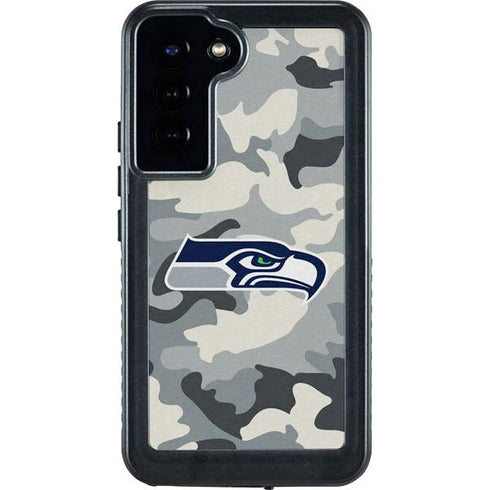 NFL Seattle Seahawks Camo Galaxy S23 Plus Waterproof Case