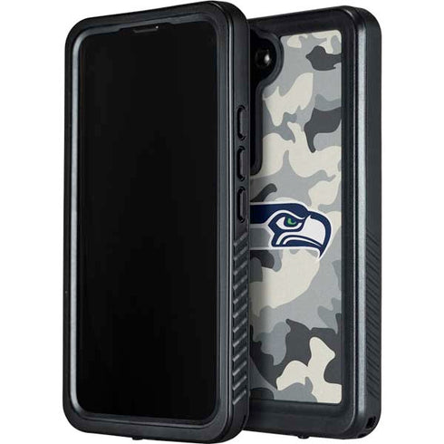 NFL Seattle Seahawks Camo Galaxy S23 Plus Waterproof Case