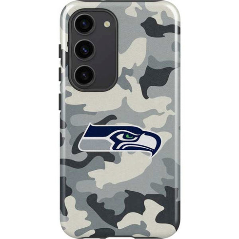 NFL Seattle Seahawks Camo Galaxy S23 Pro Case
