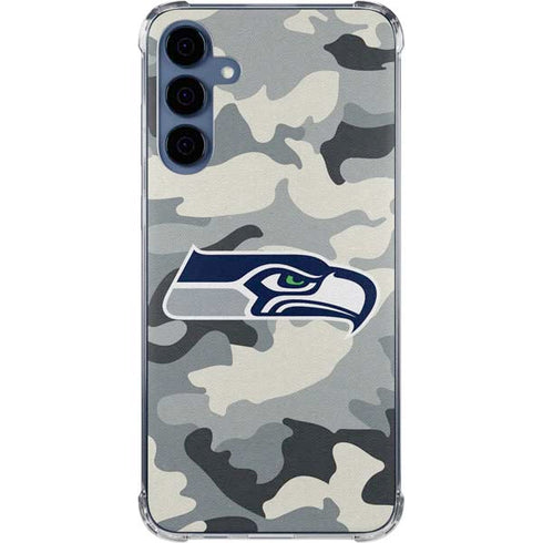 NFL Seattle Seahawks Camo Galaxy S24 Clear Case