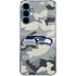 NFL Seattle Seahawks Camo Galaxy S24 Clear Case