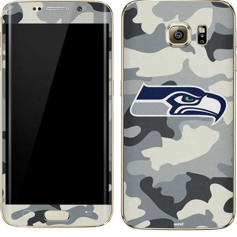 NFL Seattle Seahawks Camo Galaxy S7 Edge Skin