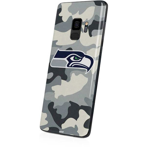 NFL Seattle Seahawks Camo Galaxy S9 Skin