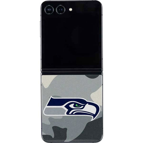 NFL Seattle Seahawks Camo Galaxy Z Flip5 5G Skin