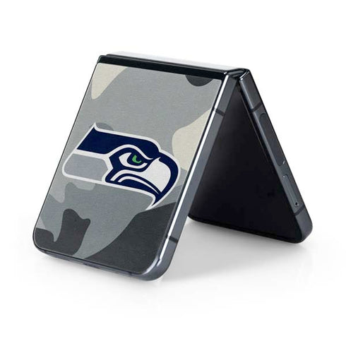 NFL Seattle Seahawks Camo Galaxy Z Flip5 5G Skin
