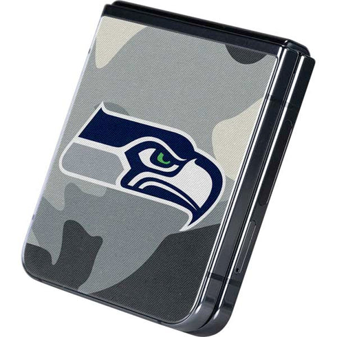 NFL Seattle Seahawks Camo Galaxy Z Flip5 5G Skin