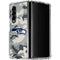 NFL Seattle Seahawks Camo Galaxy Z Fold4 5G Clear Case
