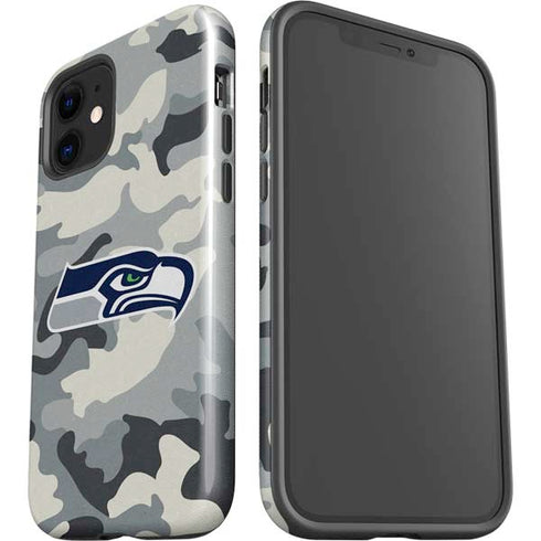 NFL Seattle Seahawks Camo iPhone 12 Impact Case