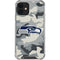 NFL Seattle Seahawks Camo iPhone 12 Mini Clear Case