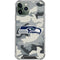 NFL Seattle Seahawks Camo iPhone 12 Pro Clear Case