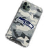 NFL Seattle Seahawks Camo iPhone 12 Pro Max Clear Case