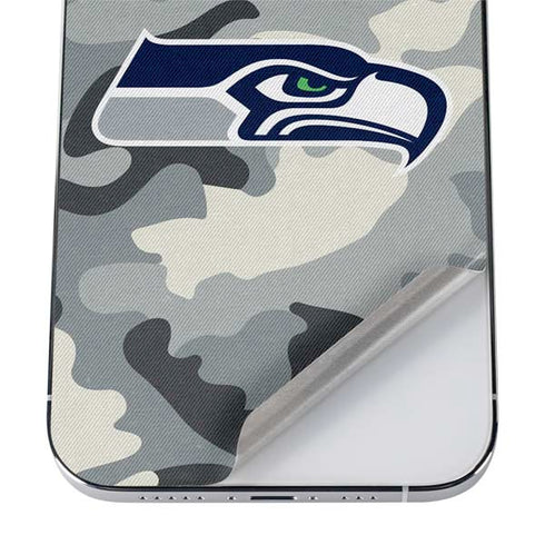 NFL Seattle Seahawks Camo iPhone 12 Pro Max Skin