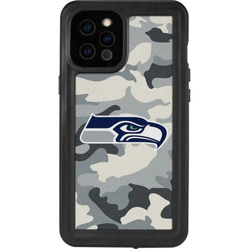 NFL Seattle Seahawks Camo iPhone 12 Pro Max Waterproof Case