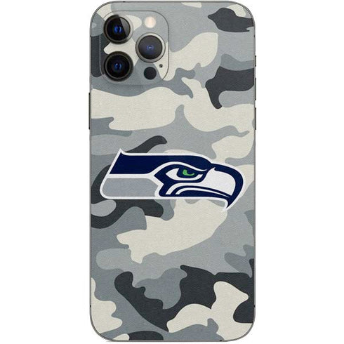 NFL Seattle Seahawks Camo iPhone 12 Pro Skin