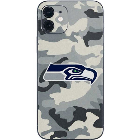 NFL Seattle Seahawks Camo iPhone 12 Skin
