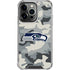 NFL Seattle Seahawks Camo iPhone 13 Pro Clear Case